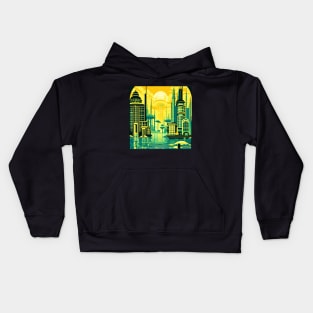 Bioshock inspired art deco (2) Kids Hoodie